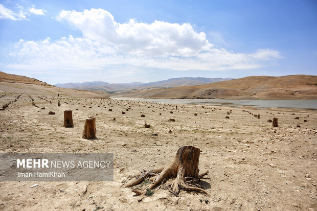 وضعیت بحرانی سد اکباتان همدان