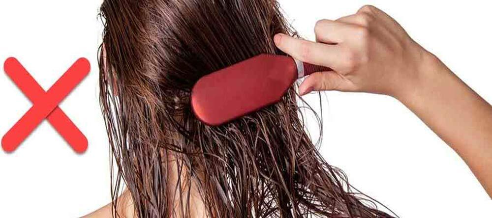 رایج‌ترین اشتباهات در رابطه با موی خیس