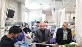 عیادت رییس اورژانس از مصدومان حادثه بندر عباس