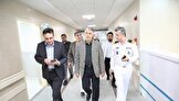 عیادت معاون درمان وزارت بهداشت از مصدومان حادثه بندر شهید رجایی